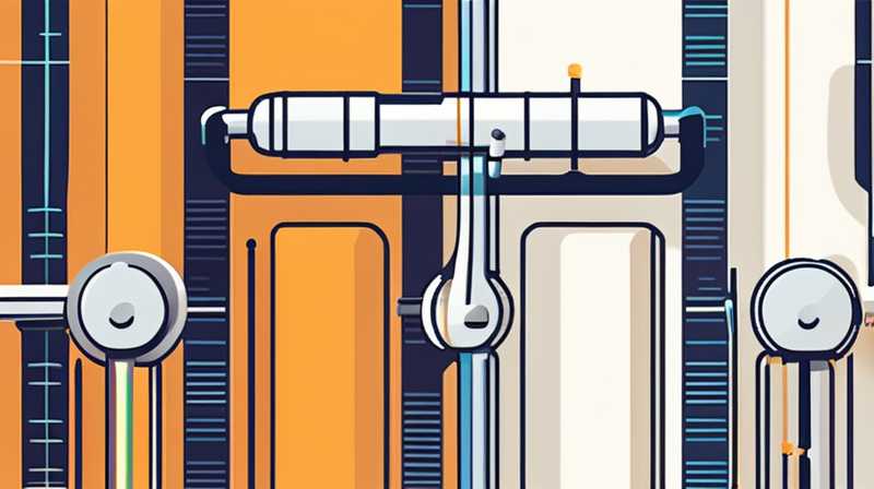 How to leave pre-buried pipes for solar energy connection