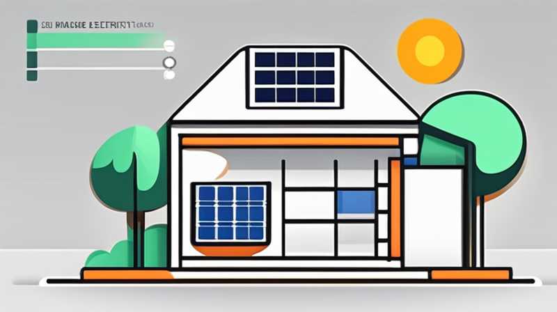 How to transfer solar energy to household electricity