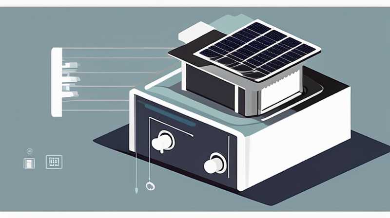 How to replace the solar solenoid valve against the wall