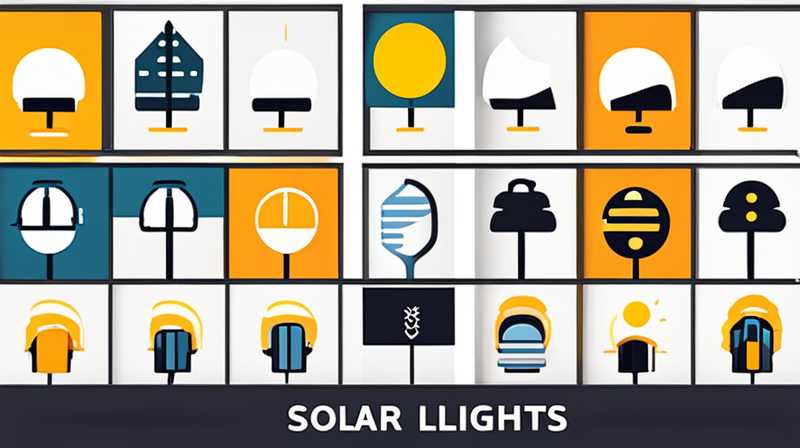 What are the types of solar beacon lights?