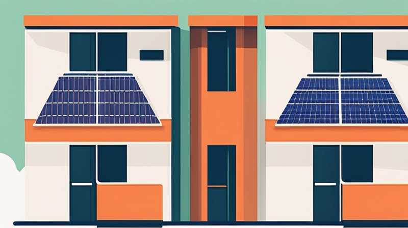 How to make solar panels for a two-story house