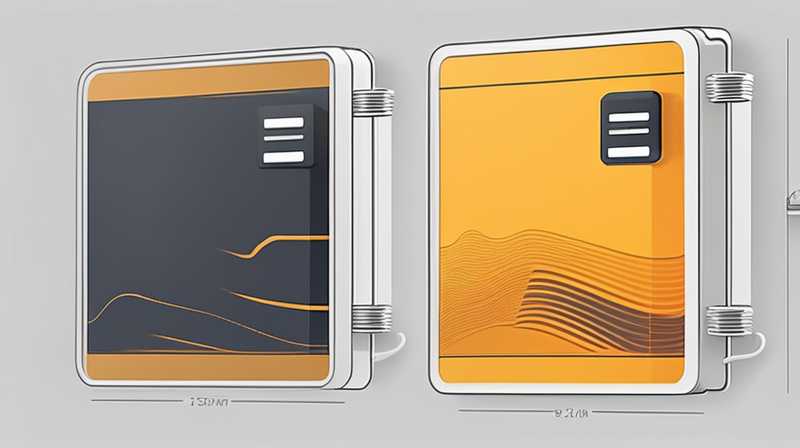 How to connect the two ports of the wall-mounted solar panel