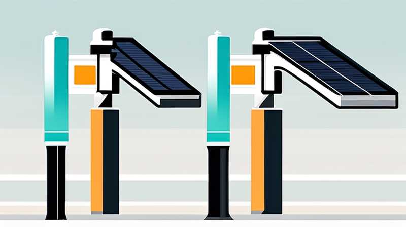 How to install solar street lights on lamp poles