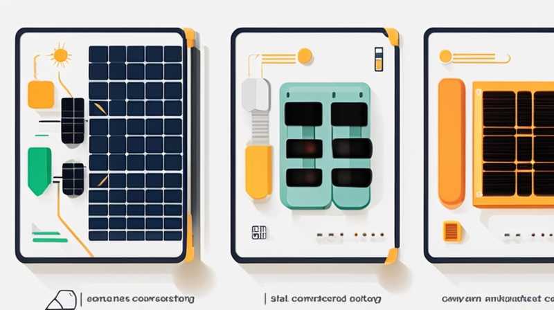 Which solar panel is connected to the solar mainboard?