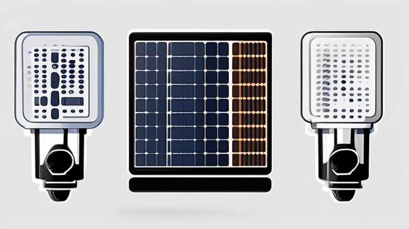 How to calculate the current of solar lamp