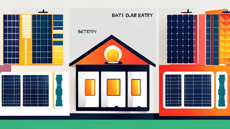 How many V solar panels are used for a 12V battery