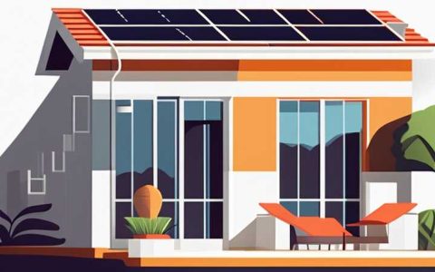 How to place solar energy on the roof of a villa