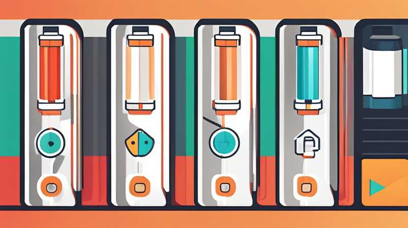 What type of battery does a solar light use?