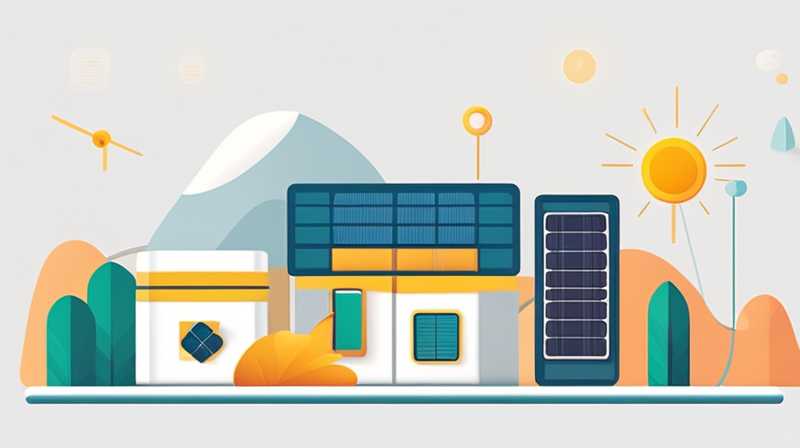 How to connect solar energy to lithium battery