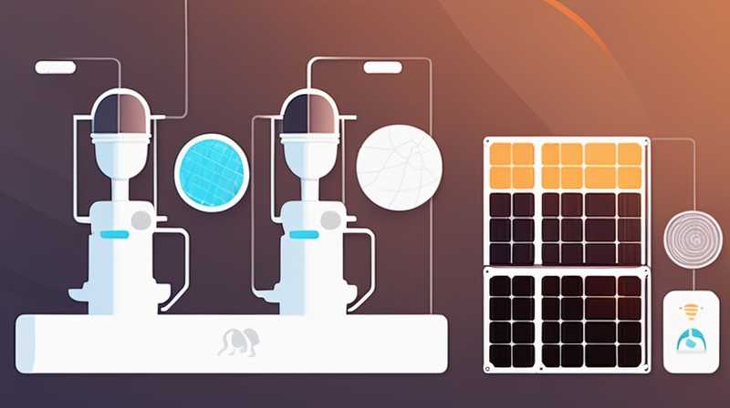 How to connect the aromatherapy machine to the solar panel