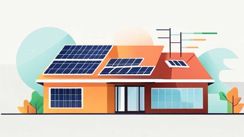 How to install solar energy on the roof of a self-built villa