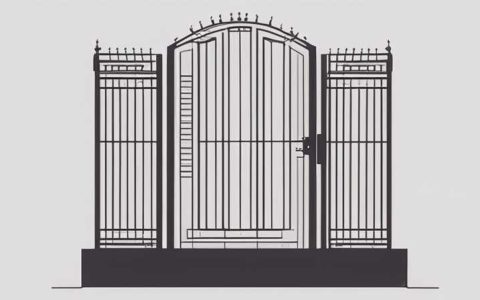 How to disassemble the solar light of the big iron gate