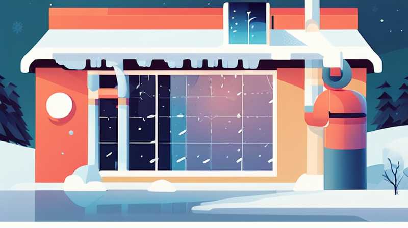 How to deal with frozen solar pipes in winter