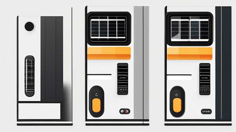 How to connect the solar panel meter box