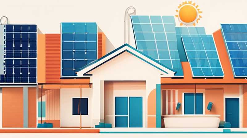 How much area does solar energy installation occupy?