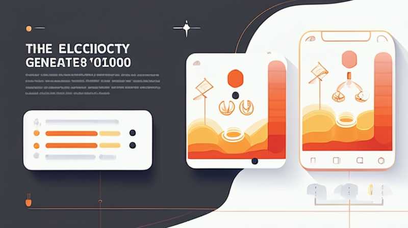 How much electricity can 1000kw solar energy generate