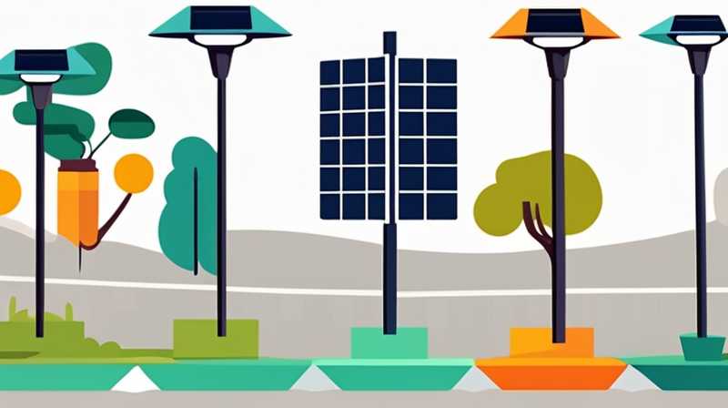 Where are solar street lights installed?