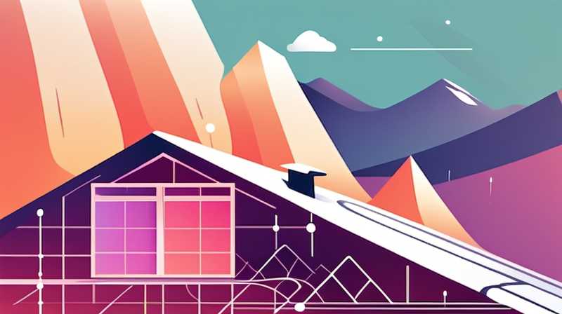 How to install solar panels on a mountain