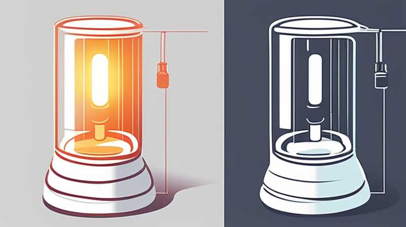 How to dismantle the glass top solar lamp