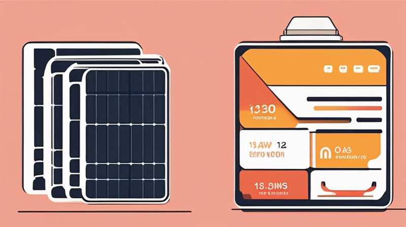 How many volts does a 120w solar panel have?