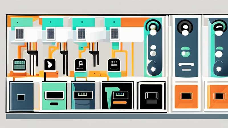 How to connect solar three-control power supply