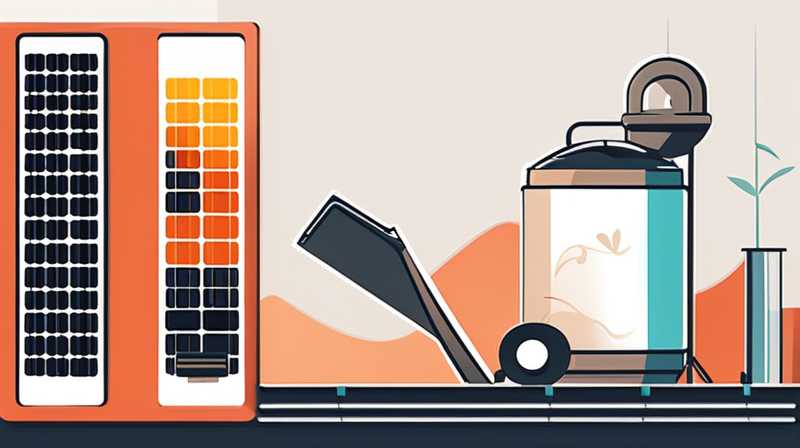 How to clean the barrel that comes with solar panels