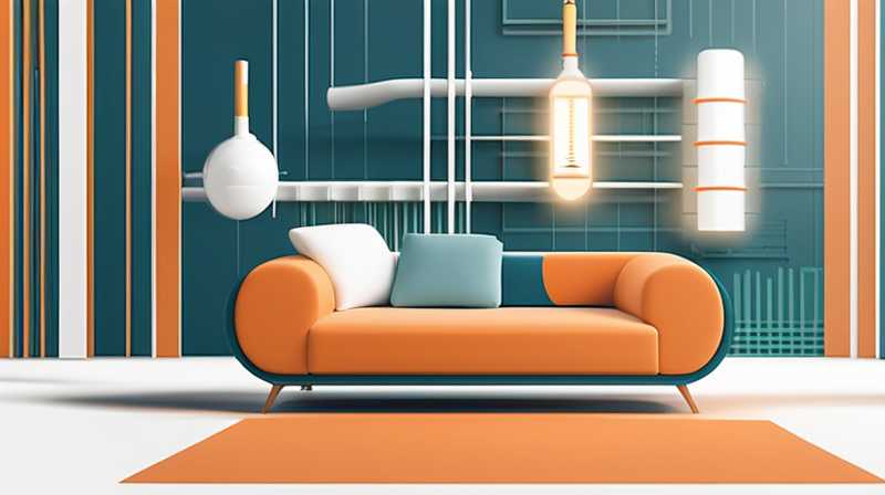 How to decorate the living room with solar tubes