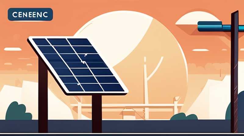 How to remove the solar light on the billboard