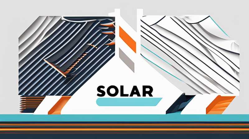 How to install solar corrugated tube