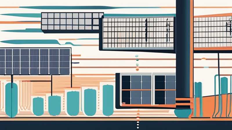 What is the principle of direct solar power supply?