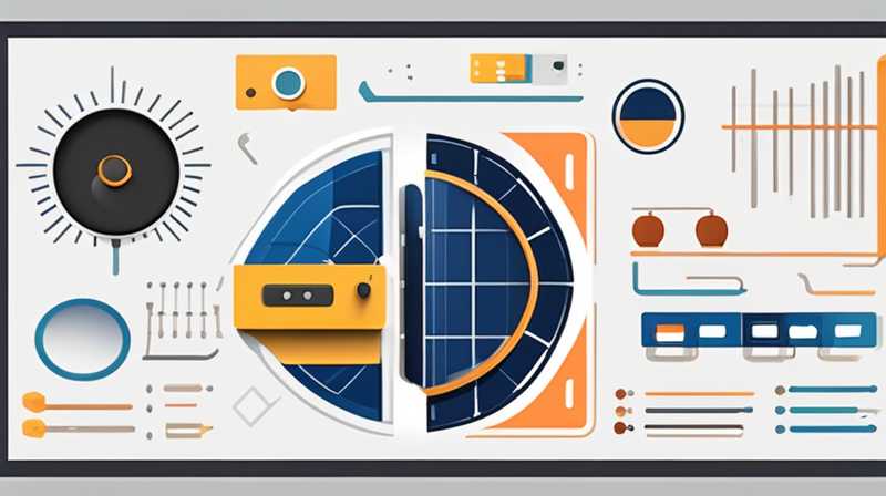 Solar panel schematic diagram