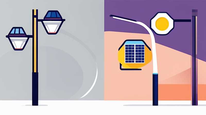 What light source does solar street light use