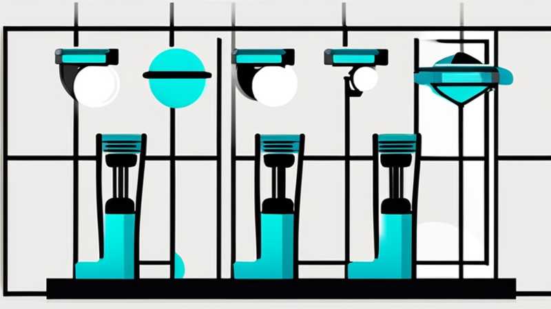 How to connect the solar lamp to the pillar lamp