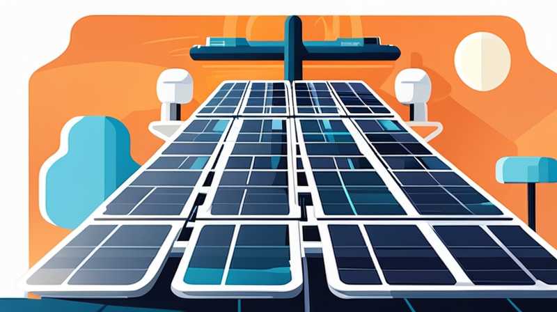 How to discharge solar panels when they are not using electricity