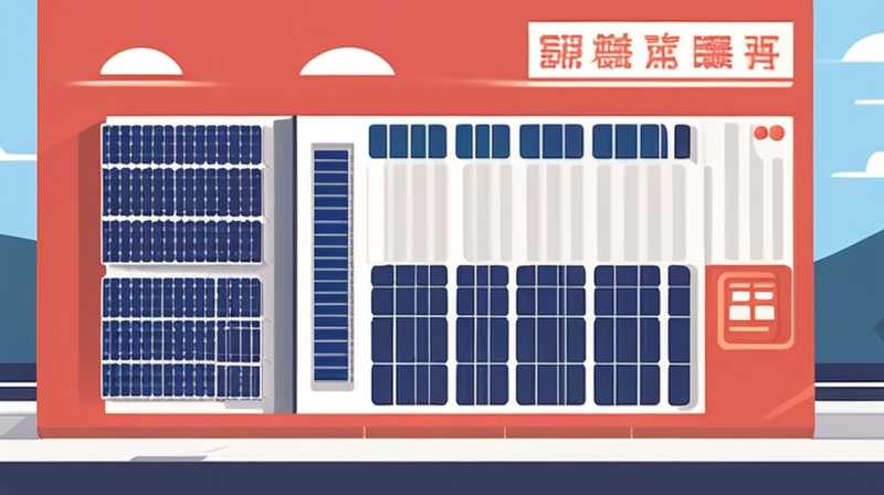 Where is the store selling solar panels in Changxing?