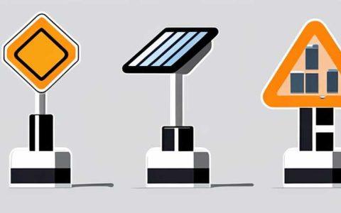 How to post solar road signs on the roadside