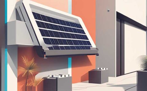 Where to hang solar panels on the balcony?