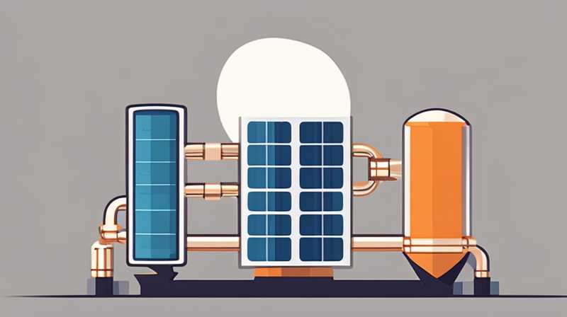 How many pipes are needed for 8 tons of solar energy