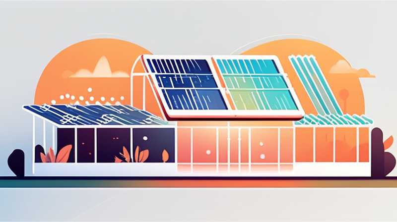 What is the temperature of the solar greenhouse?