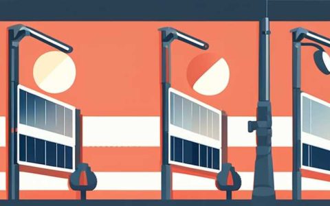 How many V is the solar street light panel?