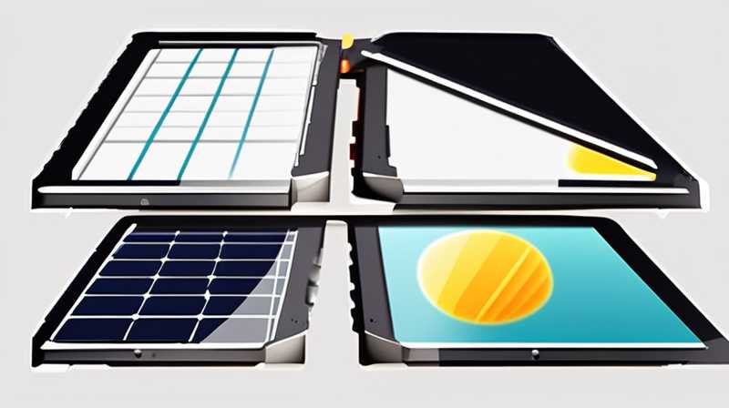 How to install the silicone pad in the solar panel