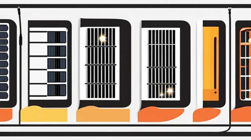 How to connect the six wires of solar energy