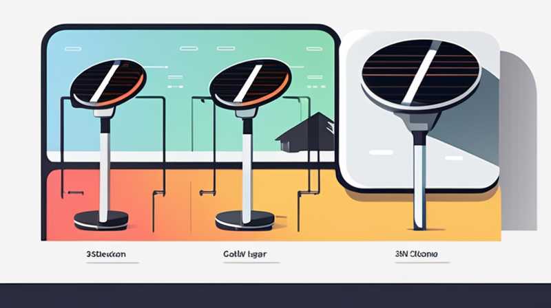 How to connect the power supply of solar lights