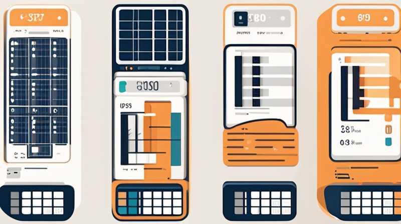 How to calculate solar energy W and A