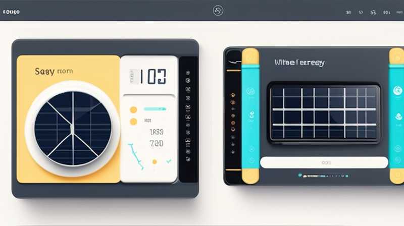 How to restart the solar energy monitoring device