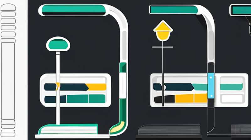 How to erect a solar street light pole