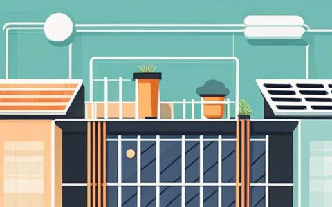 How to arrange solar energy pipelines on the balcony