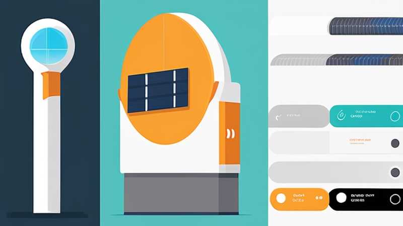 What is the diameter of the solar street light pole?