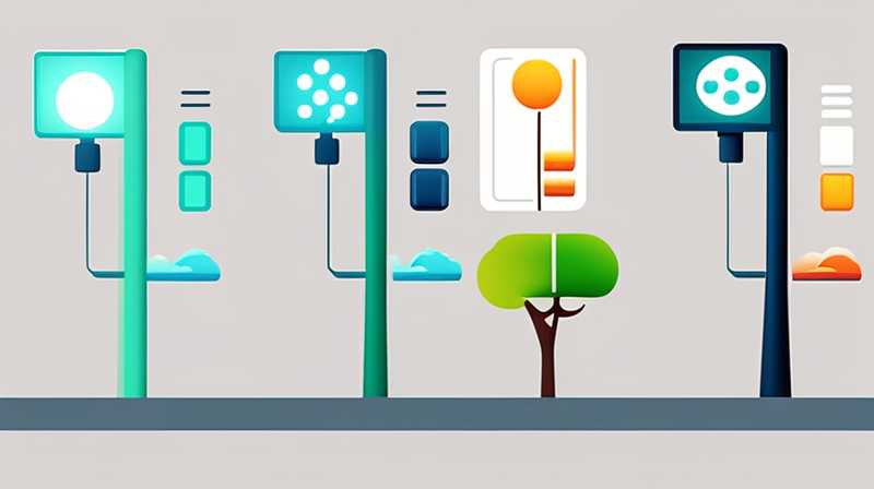 What is the maximum depth of a 6m solar street light?