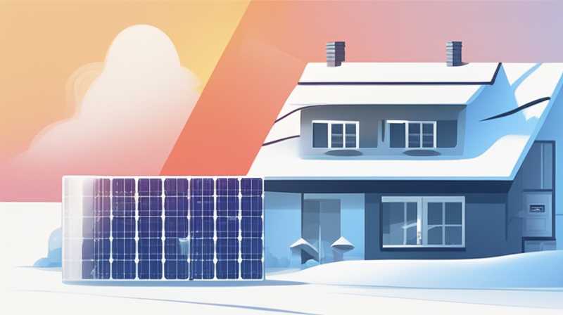 What to do if a solar house freezes and cracks